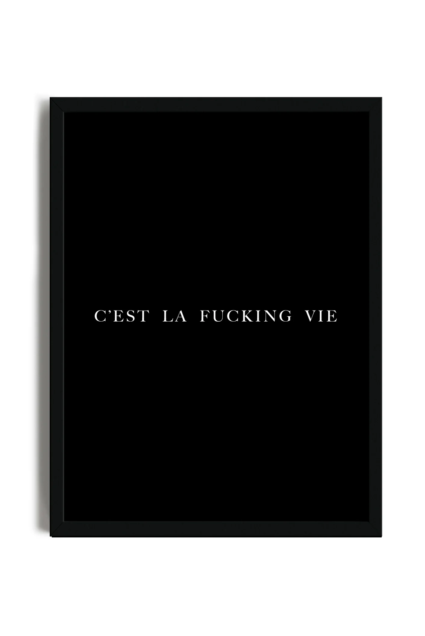 C'est la Fucking Vie - Poster con cornice - immagine 2