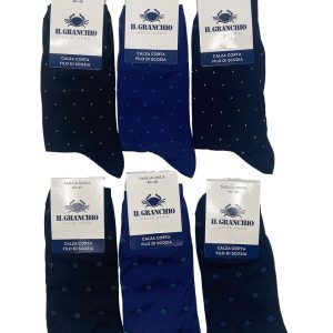 Calze corte uomo estive fantasia Il Granchio 2301
