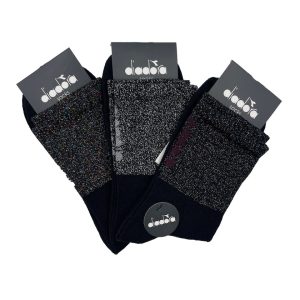 Calze donna invernali corte Diadora lurex