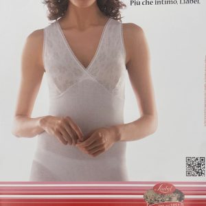 Canottiera Liabel Lana cotone forma seno 916