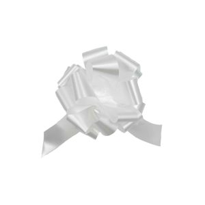 Coccarde matrimonio bianche mm 31 pezzi 30