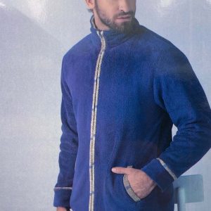 Giacca da casa uomo in coral Karelpiù KF9362VLUC