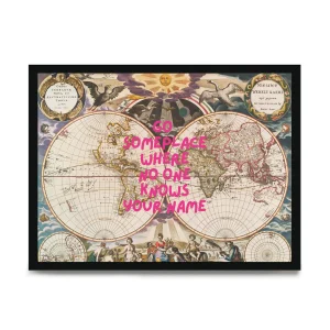 Go Someplace - Poster con cornice