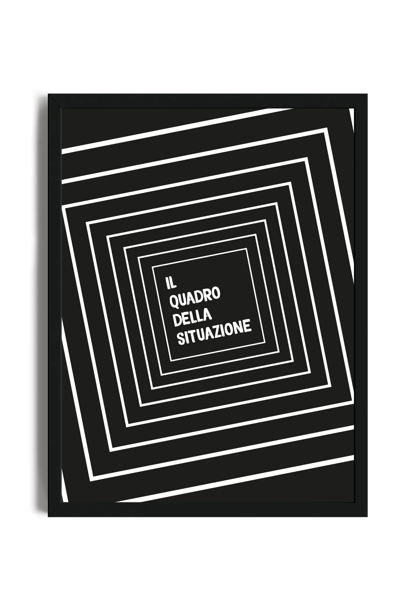 Il Quadro Della Situazione - Poster con cornice