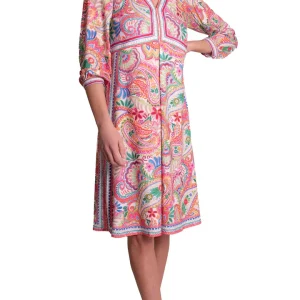 Abito Svasato In Jersey Stampato HALE BOB