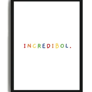 Incredibol - Poster con cornice