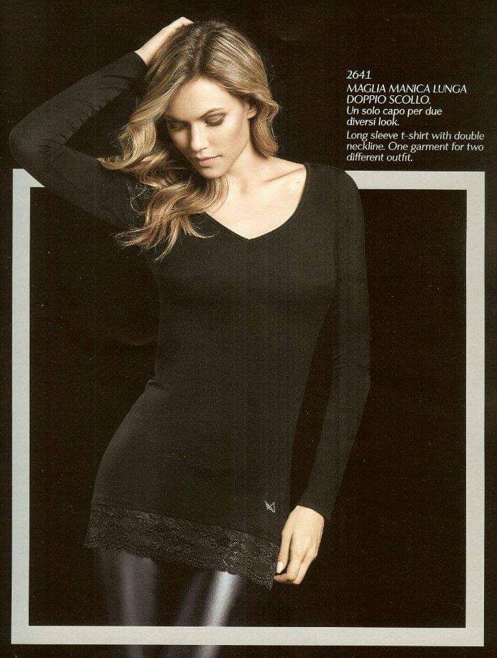 maglia doppio scollo - immagine 2