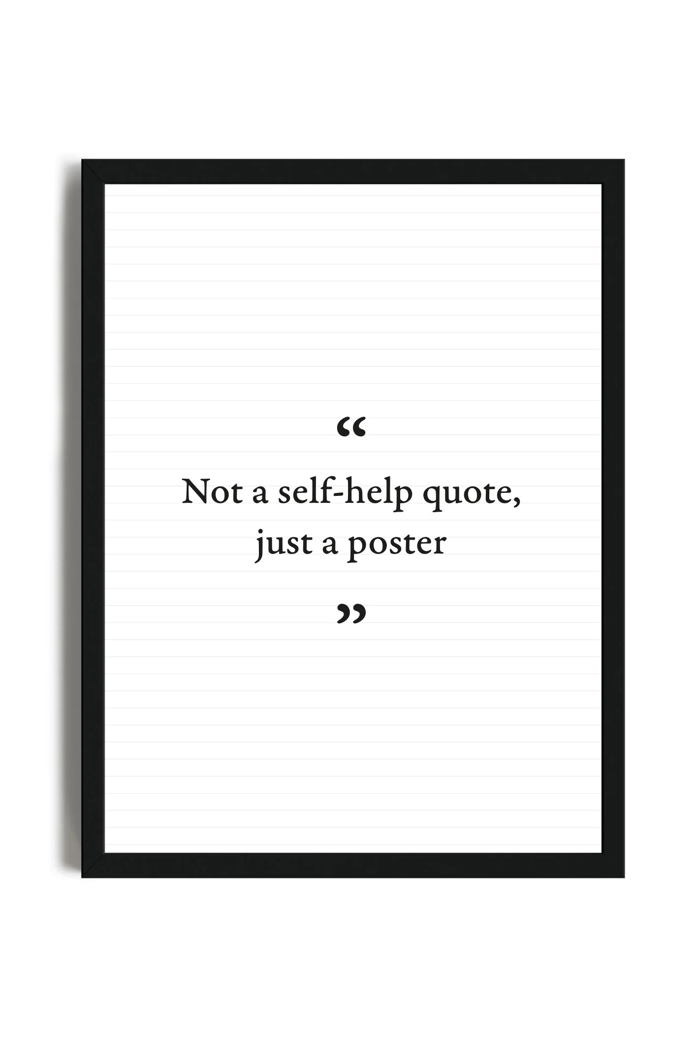 Just A Poster - Poster con cornice