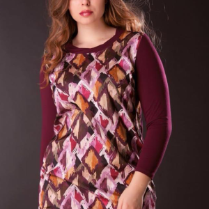 ILENIA – Maglia lunga fantasia