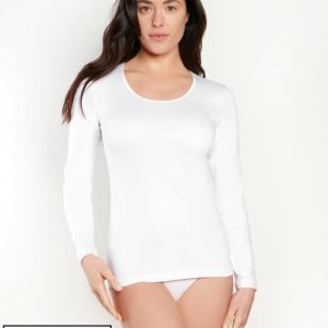 Maglia intima donna cotone caldo cotone Nottingham nuvola