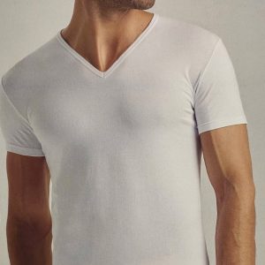Maglia intima elasticizzata a V uomo Lotto LT1011