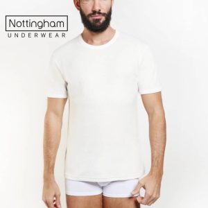 Maglia intima uomo lana e cotone girocollo TM18