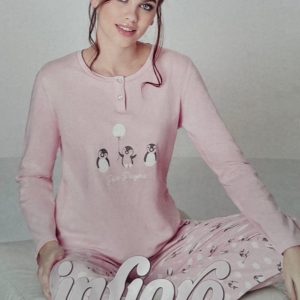 Pigiama caldo cotone donna Infiore 1430