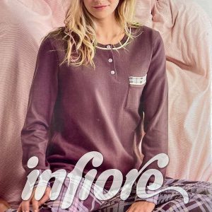 Pigiama caldo cotone donna Infiore 652992