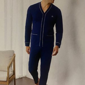 Pigiama uomo aperto davanti Il Grachio GP1150A