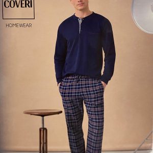 Pigiama uomo invernale in caldo cotone Coveri EP2199