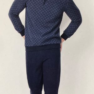 Pigiama uomo invernale in punto milano Il Granchio GP2045
