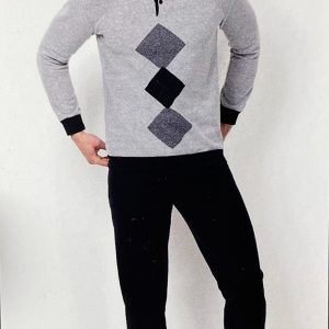 Pigiama uomo invernale punto milano Il Granchio GP2049