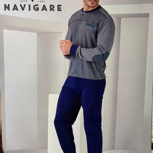 Pigiama uomo Navigare caldo cotone 141905