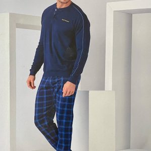 Pigiama uomo Navigare caldo cotone 141945