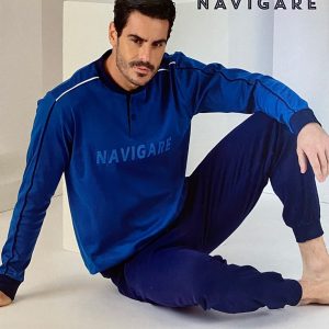 Pigiama uomo Navigare caldo cotone 14903
