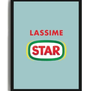 Lassime Star - Poster con cornice