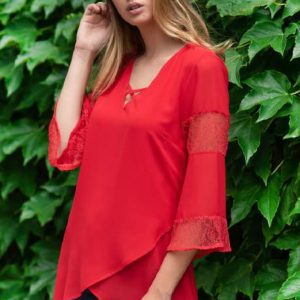 camicia euforia ansimetrica