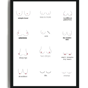 Tettine - Poster con cornice