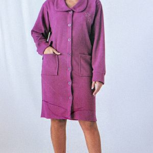 Vestaglia taglie forti donna in pile Karelpiù KF7251